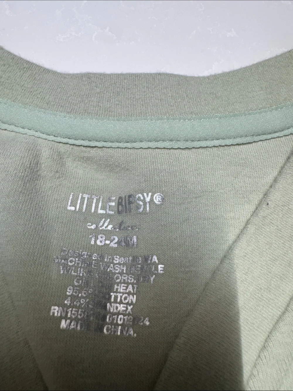 Little Bipsy Sage Green Kids Button-Front Jacket